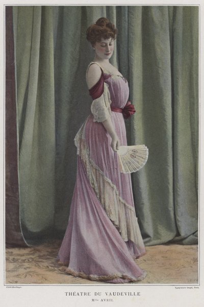 Mademoiselle Avril, French Actress by Reutlinger Studio